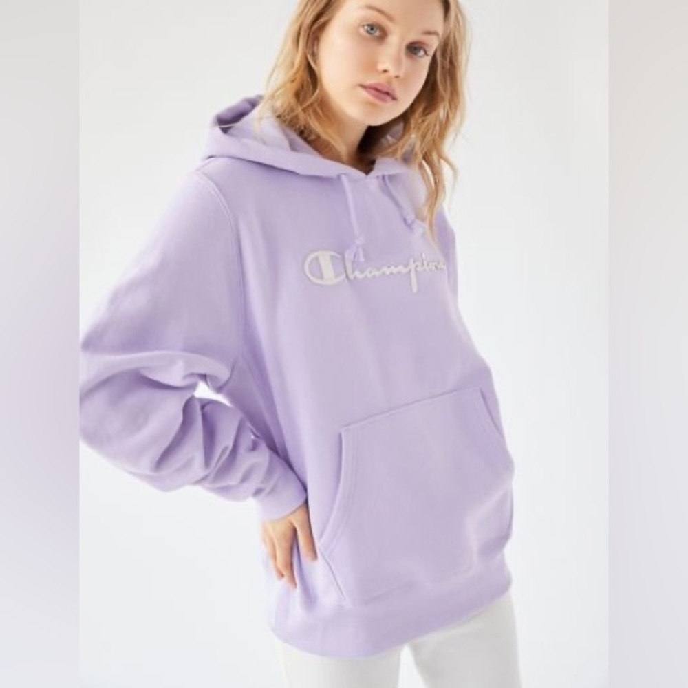 Champion UO Exclusive Reverse Weave Boyfriend Hoodie Sweatshirt Size: XS